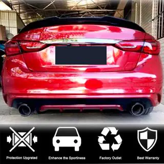 Spoiler V5 (für Q50, Carbon) Infiniti Q50/Q60 2013-2024 Foto 3