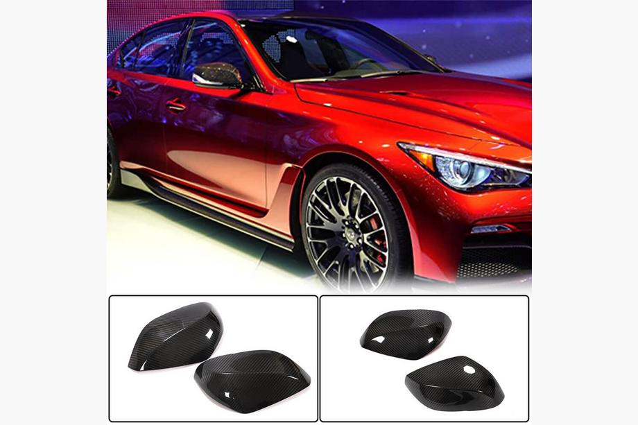 Infiniti Q50/Q60 2013-2024 Spiegelabdeckungen V2 (Carbon) Foto 2