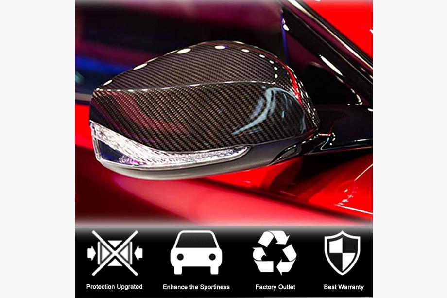 Infiniti Q50/Q60 2013-2024 Spiegelabdeckungen V2 (Carbon) Foto 4