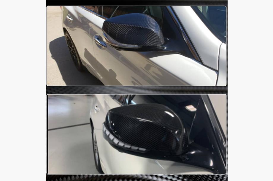 Infiniti Q50/Q60 2013-2024 Spiegelabdeckungen V2 (Carbon) Foto 6
