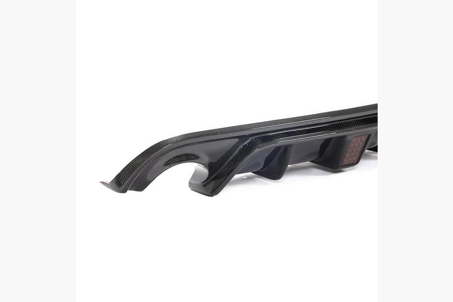 Infiniti Q50/Q60 2013-2024 Heckdiffusor V4 (für Q50 Base/Sport 2014-2017, Carbon) Foto 3