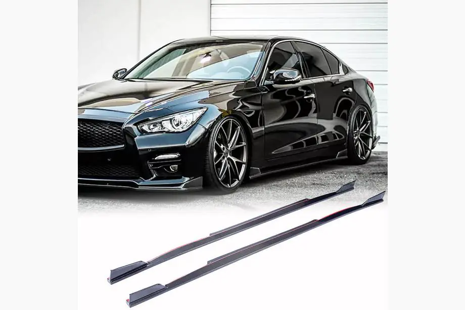 Infiniti Q50/Q60 2013-2024 Seitenschweller V1 (für Q50, Carbon) Image