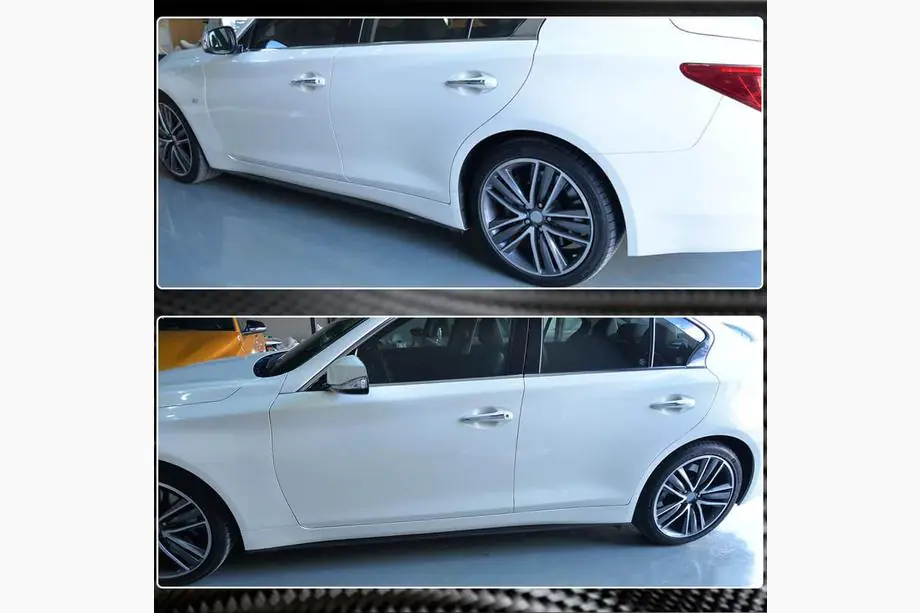 Infiniti Q50/Q60 2013-2024 Seitenschweller V2 (für Q50, Carbon) Foto 3