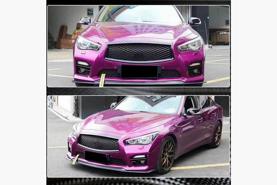 Infiniti Q50/Q60 2013-2024 Frontlippe V1 für Q50 Sport 2014-2017 Carbon Foto 3