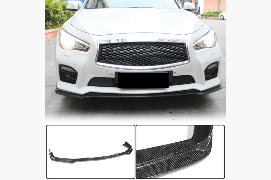 Infiniti Q50/Q60 2013-2024 Frontlippe V2 für Q50 Sport 2014-2017 Carbon Image