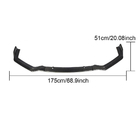 Infiniti Q50/Q60 2013-2024 Frontlippe V1 für Q50 Sport 2018-2022, Carbon Foto 5