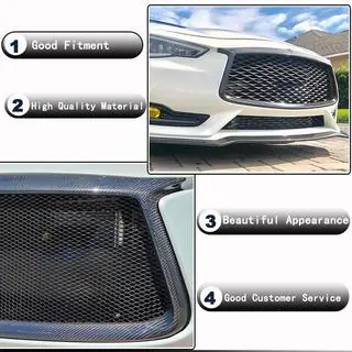 Kühlergrill Umrandung (für Q60 2016-2022, Carbon) Infiniti Q50/Q60 2013-2024 Foto 3