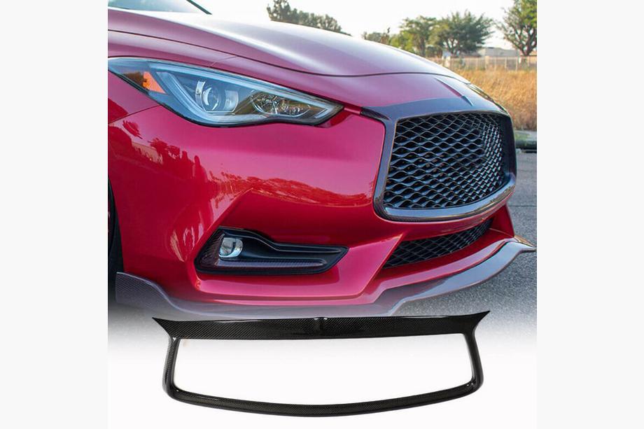 Infiniti Q50/Q60 2013-2024 Kühlergrill Umrandung (für Q60 2016-2022, Carbon) Image