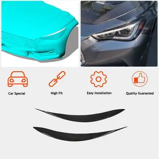 Scheinwerferblenden (für Q60 2016-2022, Carbon) Infiniti Q50/Q60 2013-2024 Foto 3
