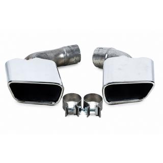Auspuffblenden M-Performance Silver Foto 1