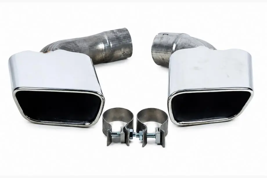 BMW X5 F15 2013-2018 Auspuffblenden M-Performance Silver Foto 1