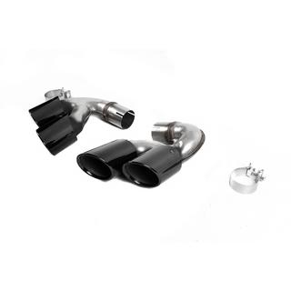 Auspuffendrohrblenden V1 Black im X5M F95 Style Foto 2