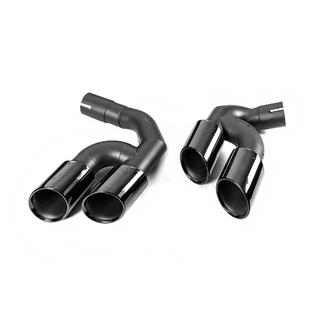 Auspuffendrohrblenden V3 Black im X5M F95 Style Foto 2