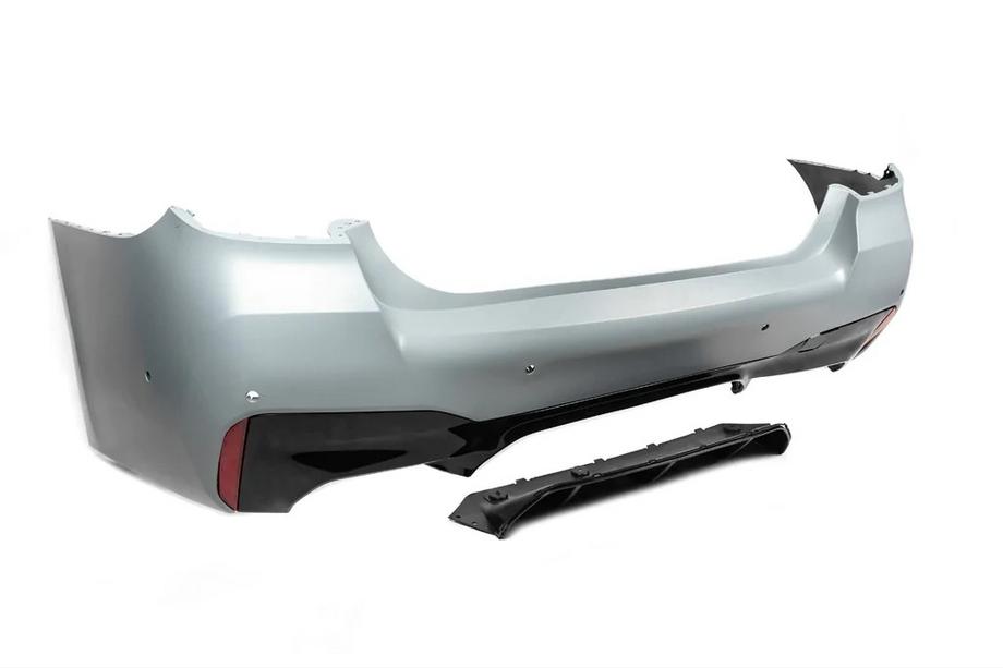 BMW 5er G30/G31 2017–2023 Heckstoßstange komplett M5 F90 LCI Style (für G30) Image