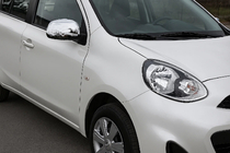 Nissan Micra K13 2011-2016 Spiegelabdeckungen (2 Stk, ABS) Foto 1