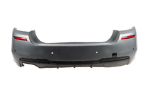 BMW 5 Series F10/F11 2010–2016 Heckstoßstange mit M-Performance Diffusor (für F10, für doppelte Endrohre einseitig) Foto 1