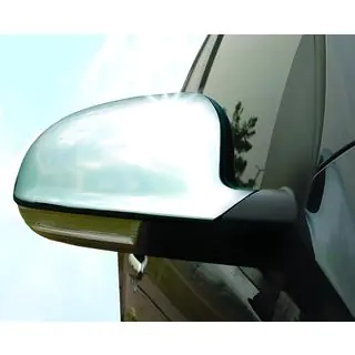 Spiegelabdeckungen (2 Stk, Edelstahl)