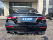 Mercedes E-class W213 2016-2023 Heckdiffusor mit Endrohren Silber (für Base, Design E63 2020-2024) Foto 1