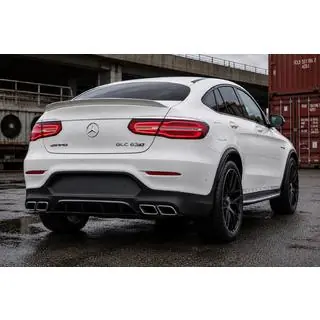 Heckdiffusor mit Endrohren Silber (Design AMG63) Foto 3