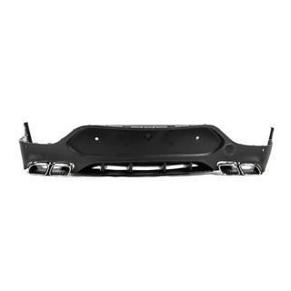 Heckdiffusor mit Endrohren Silber (Design AMG63) Foto 4