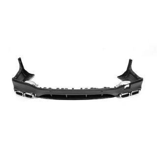 Heckdiffusor mit Endrohren Silber (Design AMG63) Foto 4