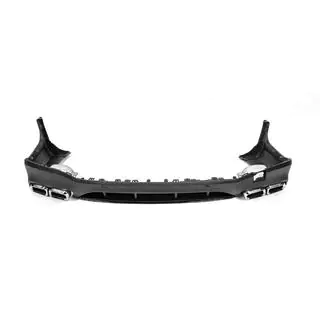Heckdiffusor mit Endrohren Silber (Design AMG63) Foto 4