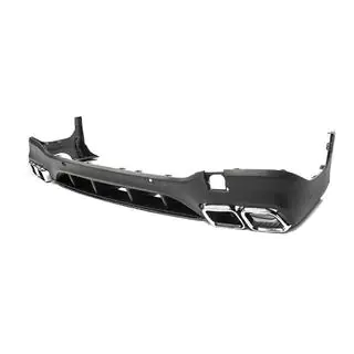 Heckdiffusor mit Endrohren Silber (Design AMG63) Foto 3