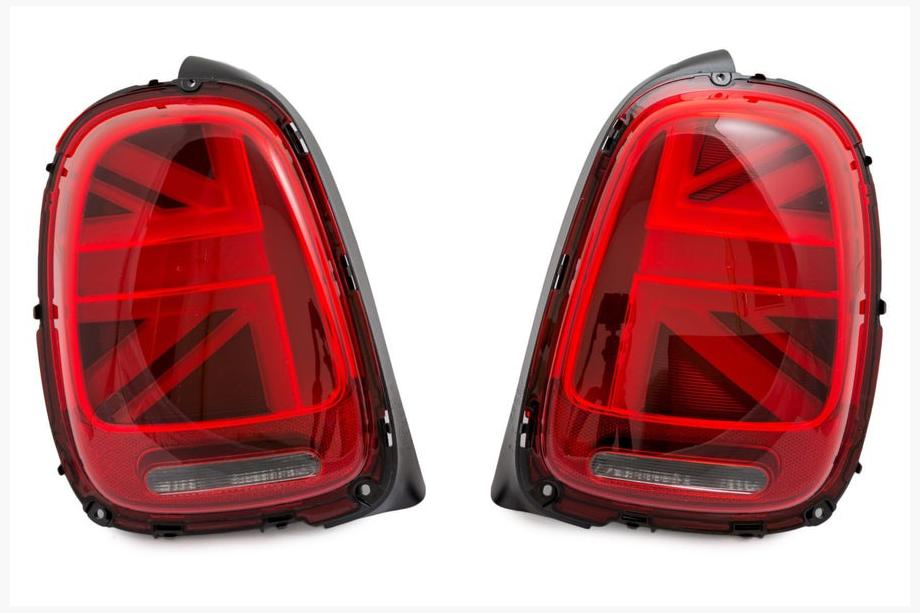 Mini Cooper F55/56/57 2014-2023 LED Rückleuchten im Union Jack Red Stil (2 Stk) Foto 2