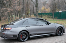 Mercedes E-class W213 2016-2023 Carbon Abdeckungen für vordere Kotflügel Foto 5