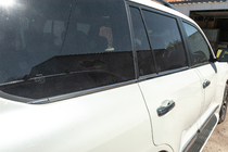 Toyota Land Cruiser 200 2007-2021 Fensterleisten Chrom (6 Stk, Edelstahl) Foto 3