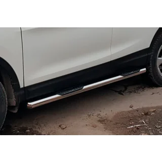 Seitliche Rohre (2017-2021, 2 Stk., Edelstahl) Nissan Qashqai 2014-2021 Foto 2