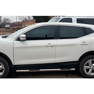 Seitliche Rohre (2017-2021, 2 Stk., Edelstahl) Nissan Qashqai 2014-2021 Foto 3