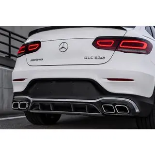 Heckdiffusor mit Endrohren Silber (Design AMG63 2020-2022) Foto 3