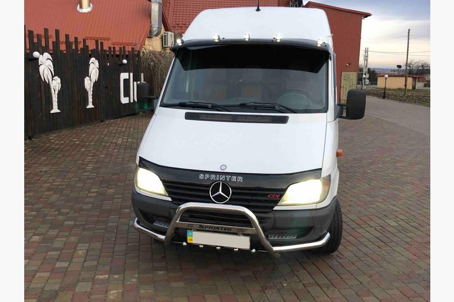 Mercedes Sprinter W901/902/903/904/905 1995–2006 Frontschutzbügel Exclusive (Edelstahl) Foto 4