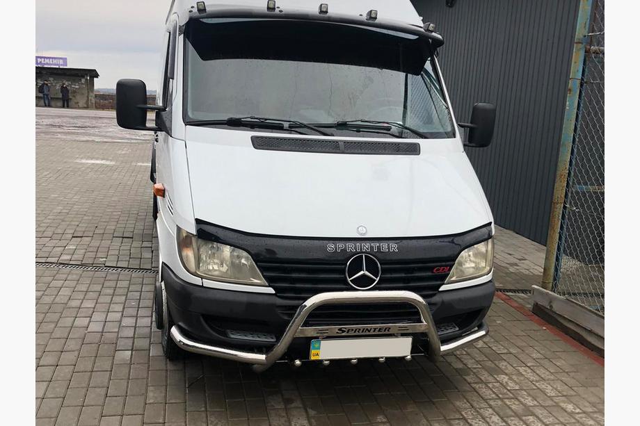 Mercedes Sprinter W901/902/903/904/905 1995–2006 Frontschutzbügel Exclusive (Edelstahl) 2000-2006 Image