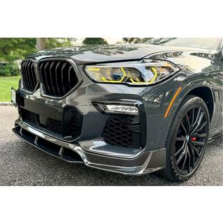 Frontstoßstange Lippe Carbon V1 (für M-Sport, 2018-2022) BMW X6 G06 2019–2027 Foto 1