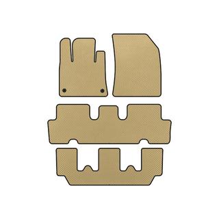 EVA Fußmatten V1 (3 Reihen, Beige) Citroen C-4 Picasso 2013–2022