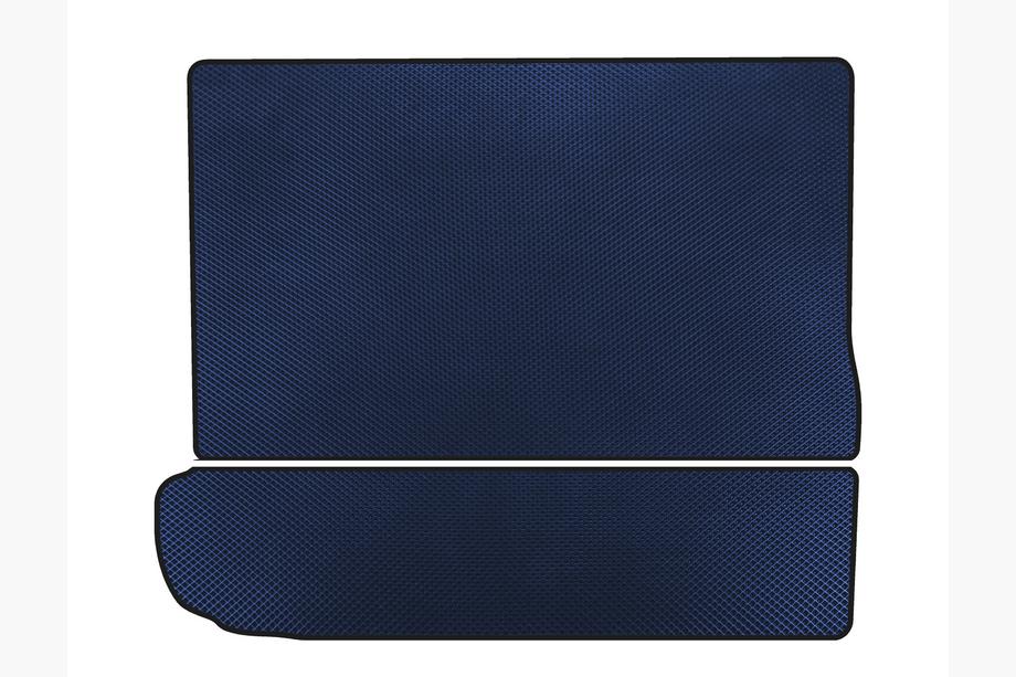 Citroen C-4 Picasso 2013–2022 EVA Kofferraumwanne (3. Reihe umgeklappt, Blau) Image
