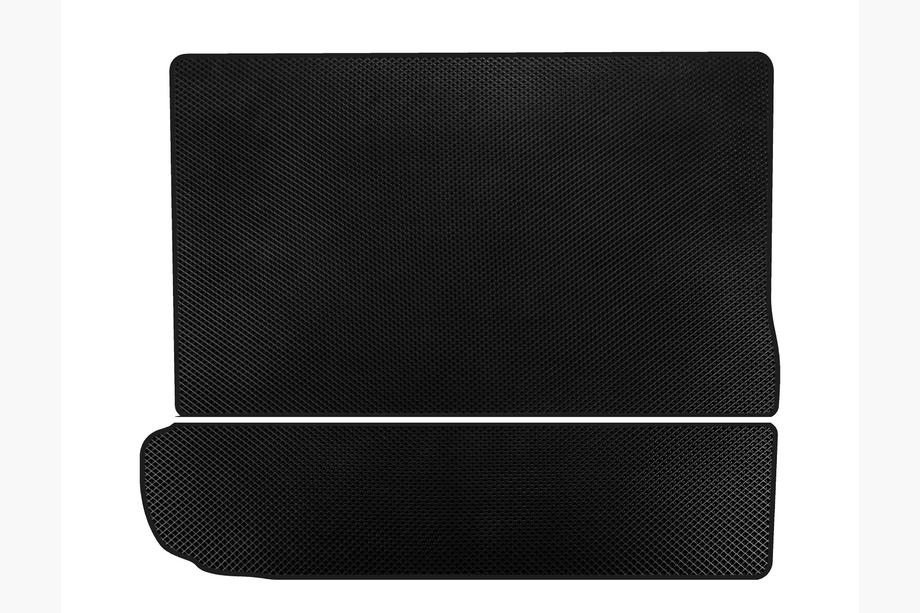 Citroen C-4 Picasso 2013–2022 EVA Kofferraummatte (3. Sitzreihe umgeklappt, Schwarz) Image