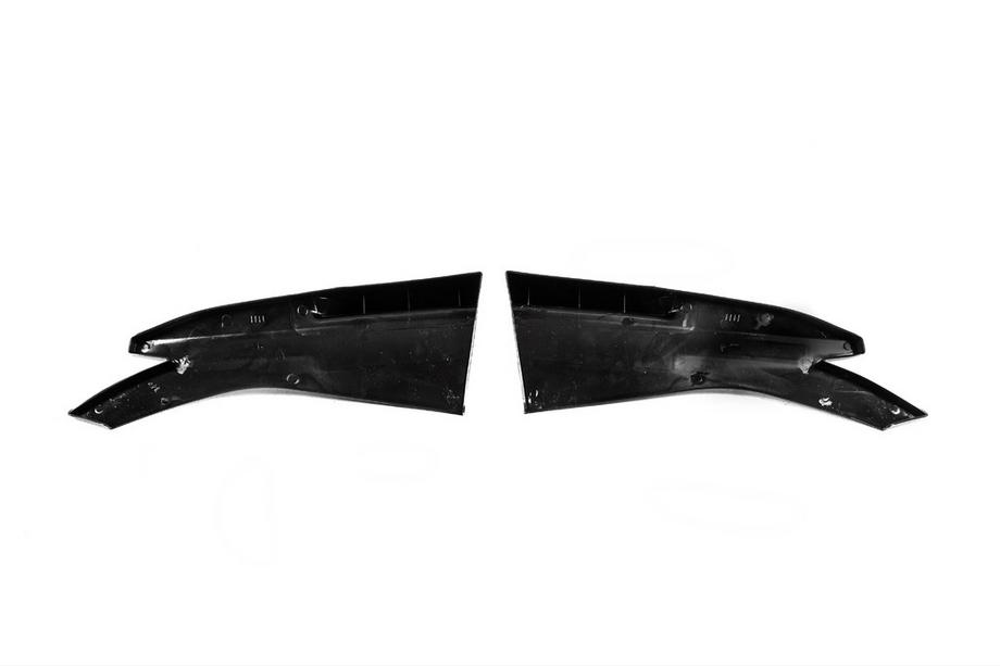 Universelle Flap Seitenschweller-Aufsätze Typ-D (2 Stk, Schwarz Glanz, ABS-Kunststoff) Foto 10