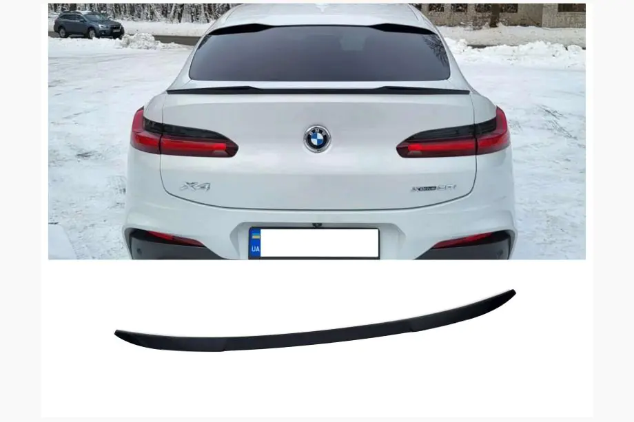 BMW X4 G02 2018- Kofferraumdeckel Spoiler X4M-Style (Schwarz Glanz, ABS-Kunststoff) Foto 1