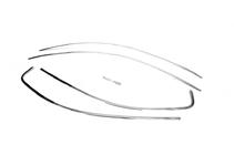 Volkswagen Jetta 2011-2018 Obere Fensterleisten 6 Stk, Edelstahl Foto 3