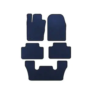 EVA Fußmatten (3 Reihen, Blau)