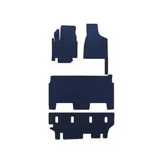 EVA Fußmatten (2008-2020, 3 Reihen, 8-Sitzer/Ausstattung SXT, Blau)