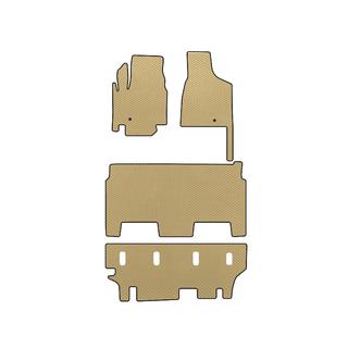 EVA Fußmatten (2008-2020, 3 Reihen, 8-Sitzer/Ausstattung SXT, Beige) Dodge Grand Caravan V 2008-2020