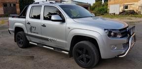 Volkswagen Amarok 2010-2022 Seitliche Rohre (2 Stk., Edelstahl) Foto 11