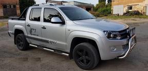 Volkswagen Amarok 2010-2022 Seitliche Rohre (2 Stk., Edelstahl) Foto 12