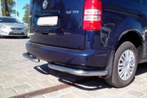 Volkswagen Caddy 2010-2015 Hintere Eckschutzrohre AK003 (2 Stk., Edelstahl) Foto 8