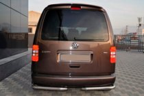 Volkswagen Caddy 2010-2015 Hintere Eckschutzrohre AK003 (2 Stk., Edelstahl) Foto 2