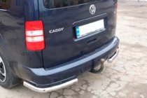 Volkswagen Caddy 2010-2015 Hintere Eckschutzrohre AK003 (2 Stk., Edelstahl) Foto 9